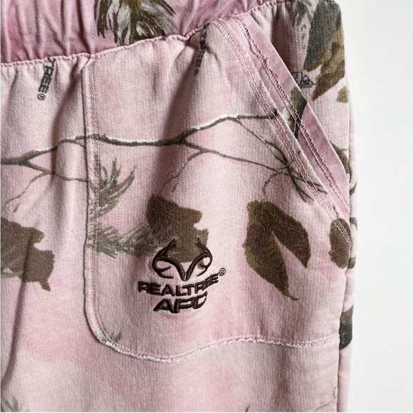 Realtree Sleep Pant pink camo micro fleece elastic waistband drawstrings - Picture 4 of 8